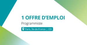Emploi programmiste Paris